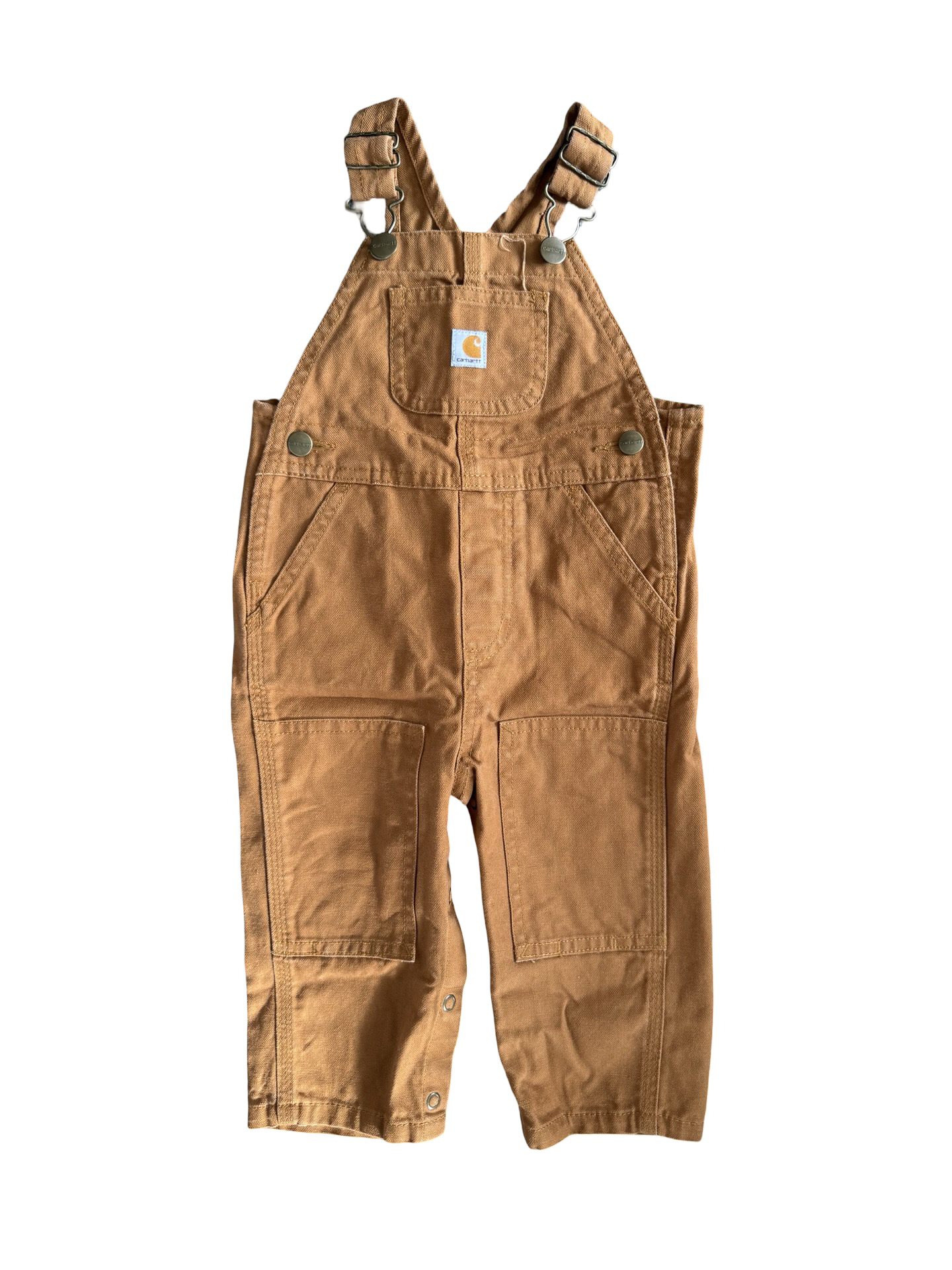 Tan Carhartt overalls (12m)