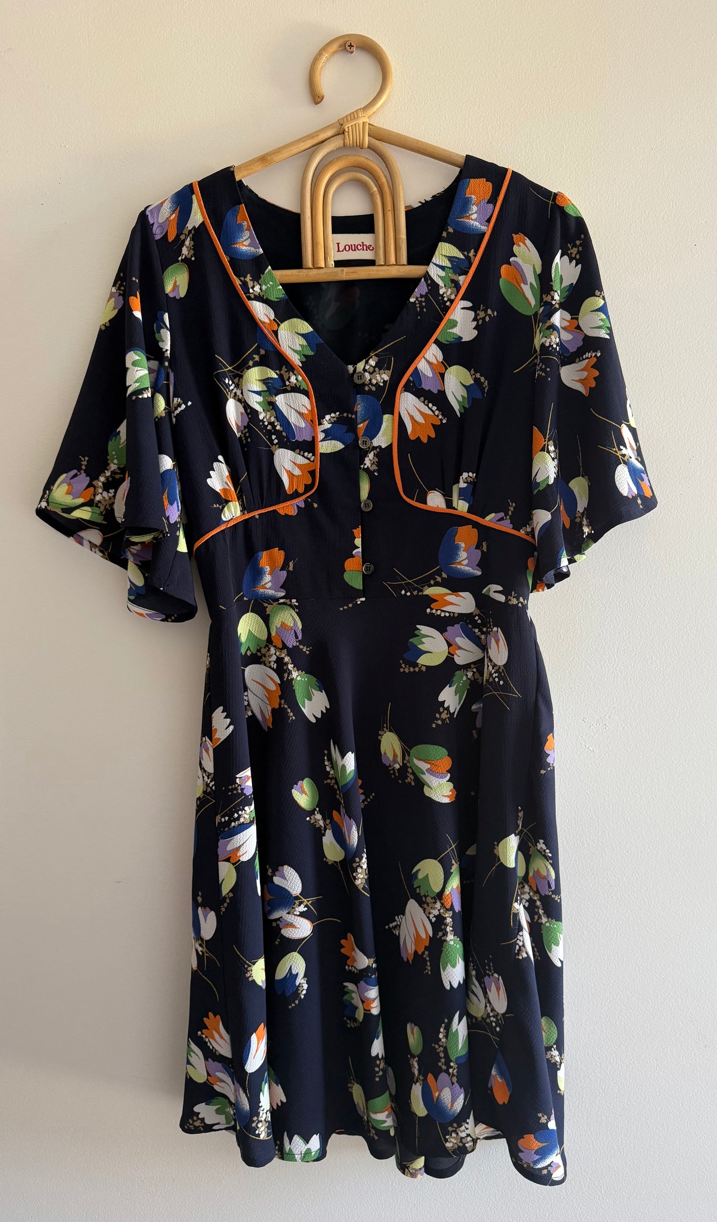 Louche Floral dress (XS)