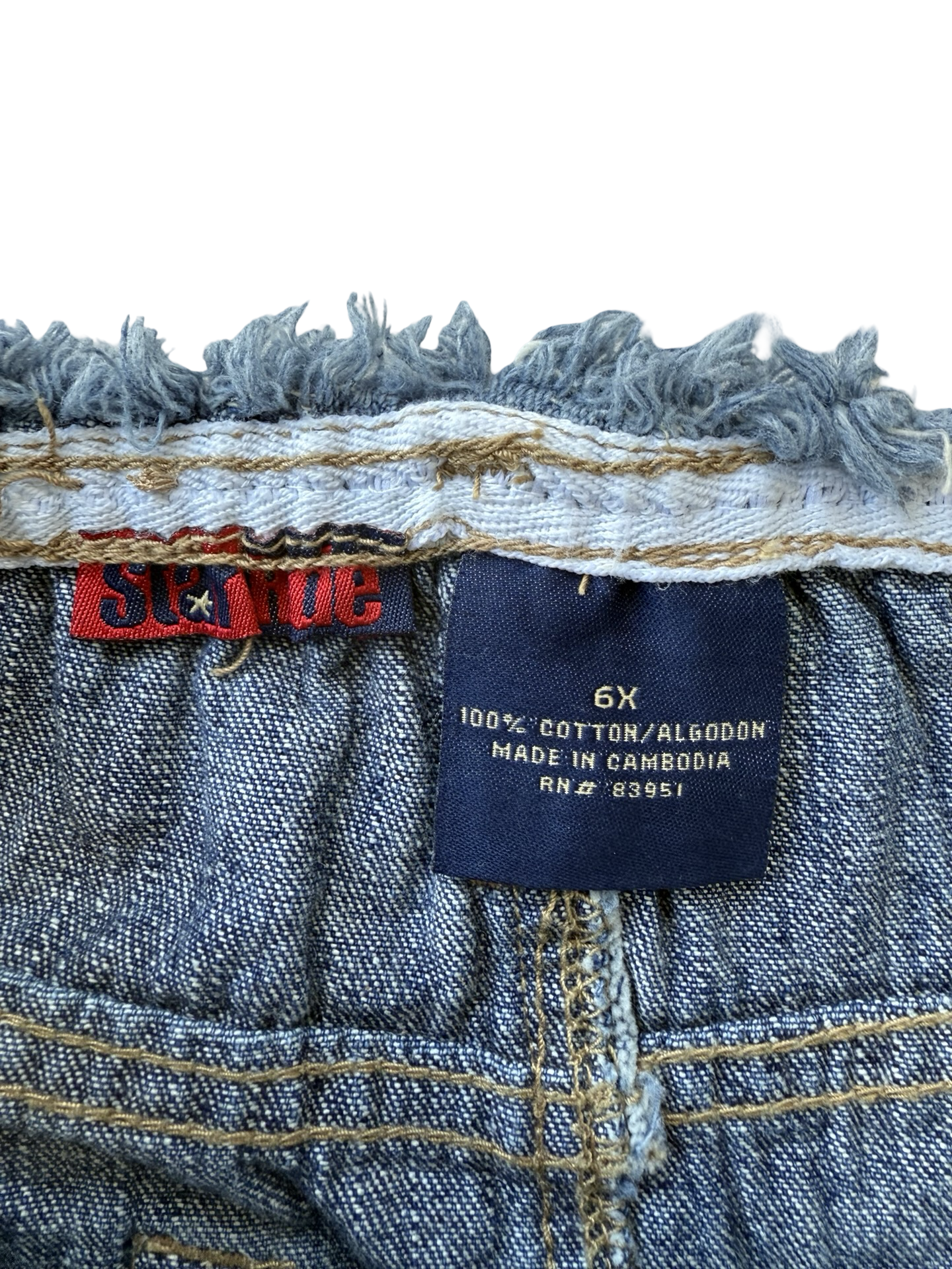 Vintage denim skirt (6X)