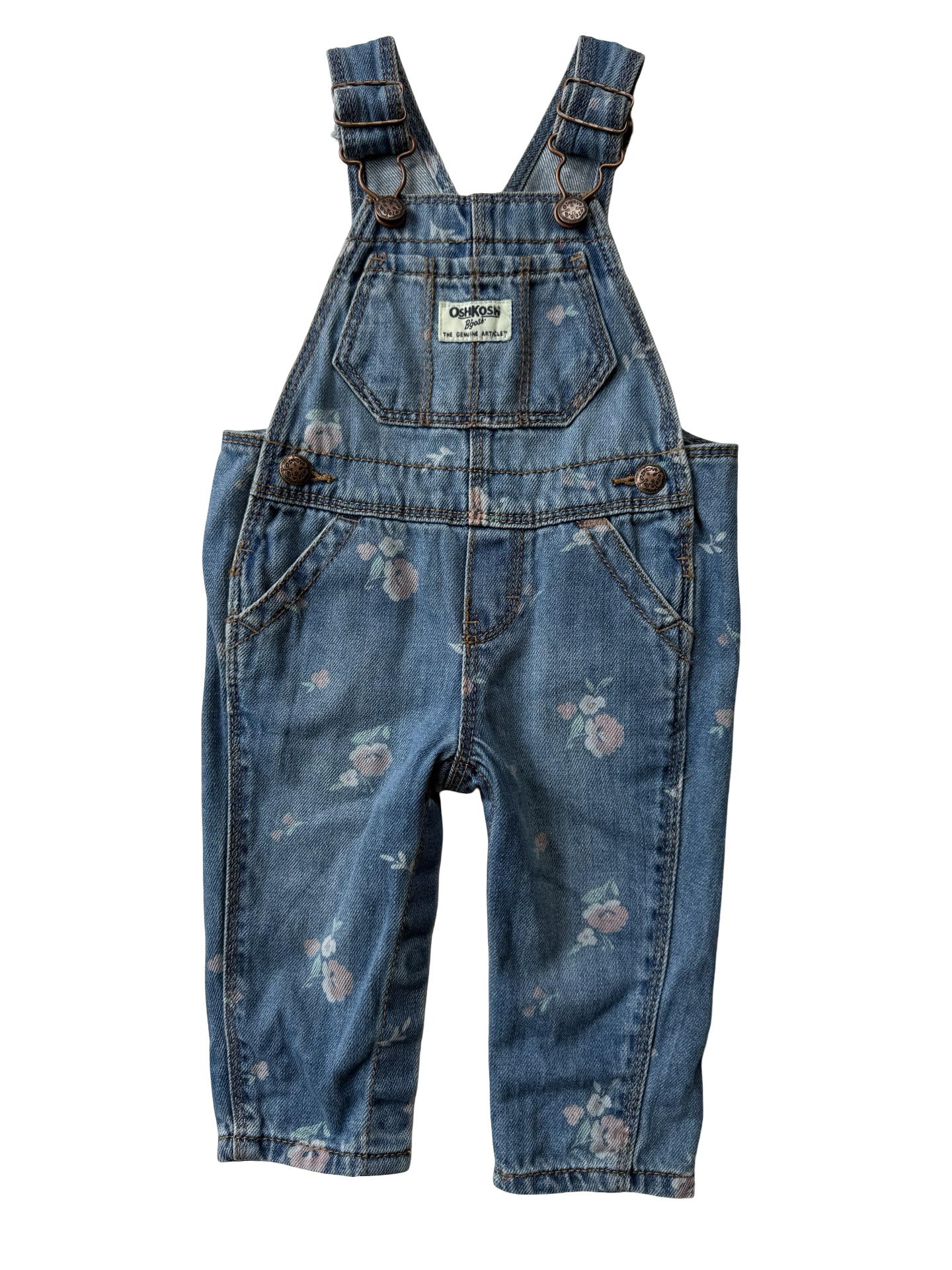 Oshkosh overalls with flowers