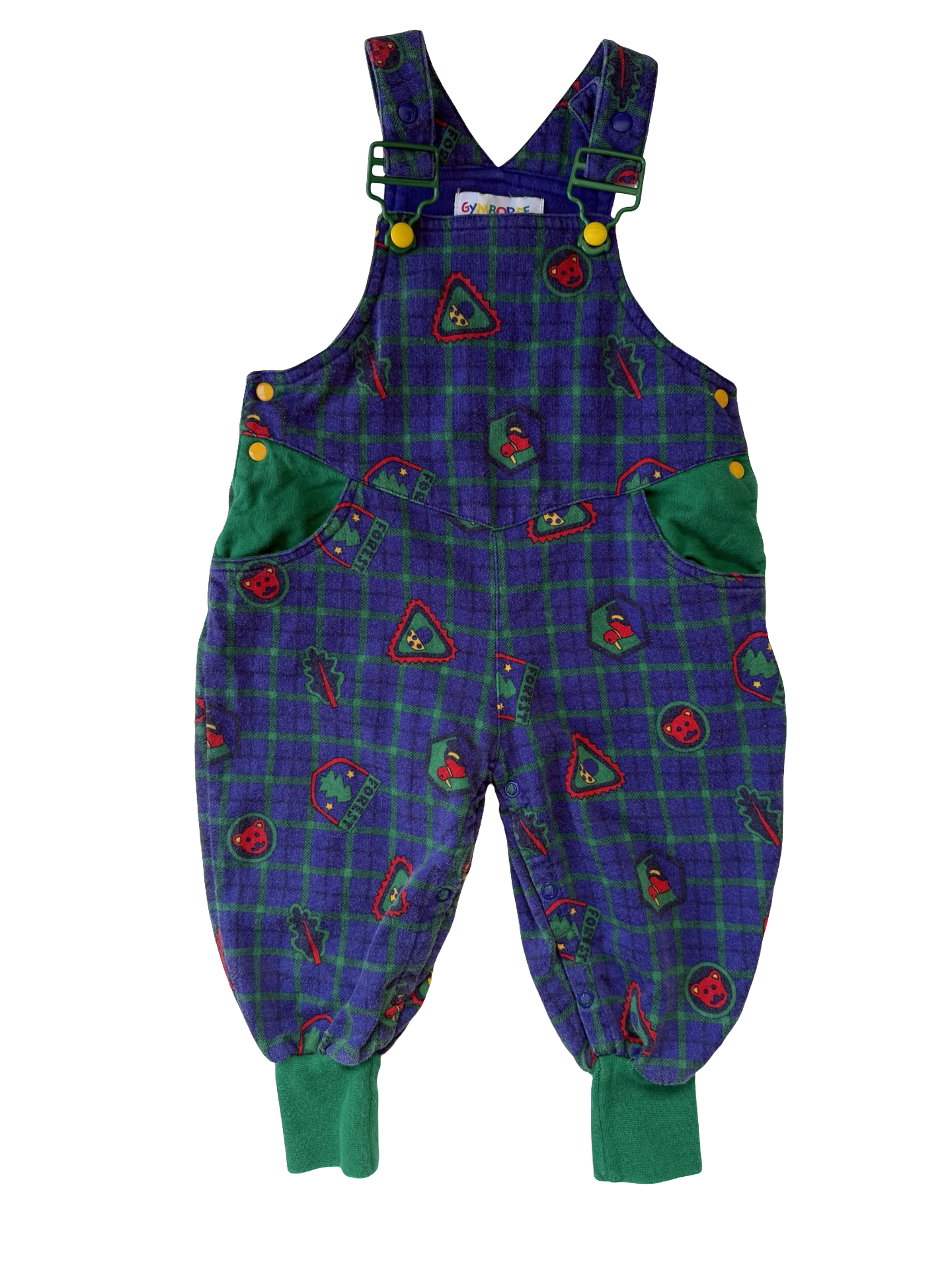 Gymboree forest overalls