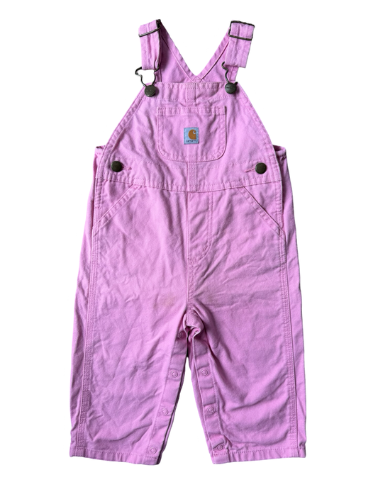 Pink Carhartt overalls