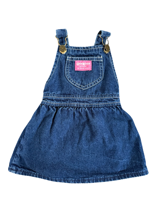 Denim vintage Oshkosh dress (24m)