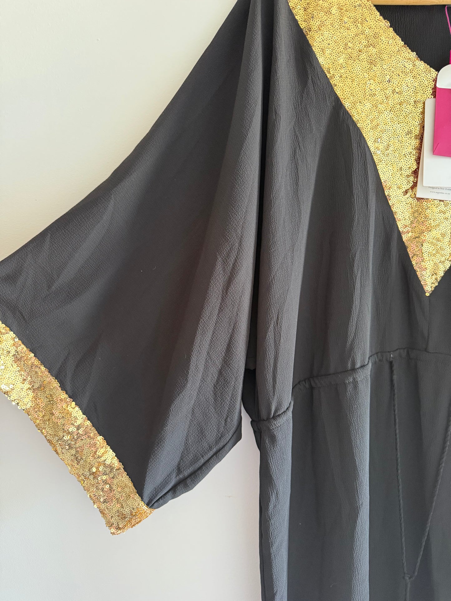 Augustine Black/Gold dress (M)