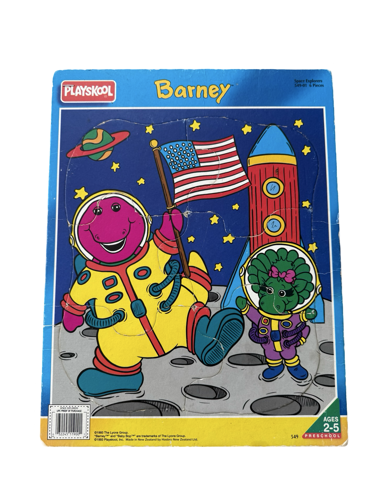 Vintage Barney puzzle