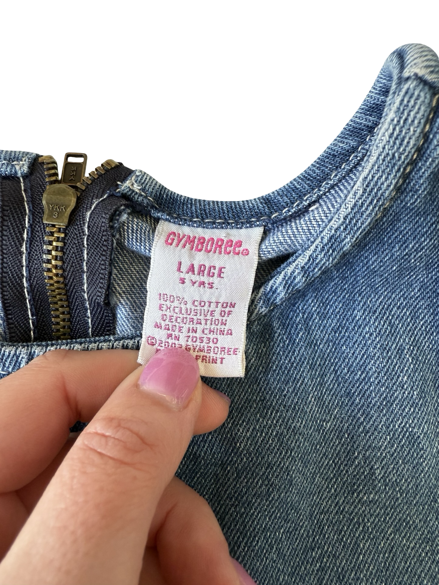Y2K Denim Gymboree dress