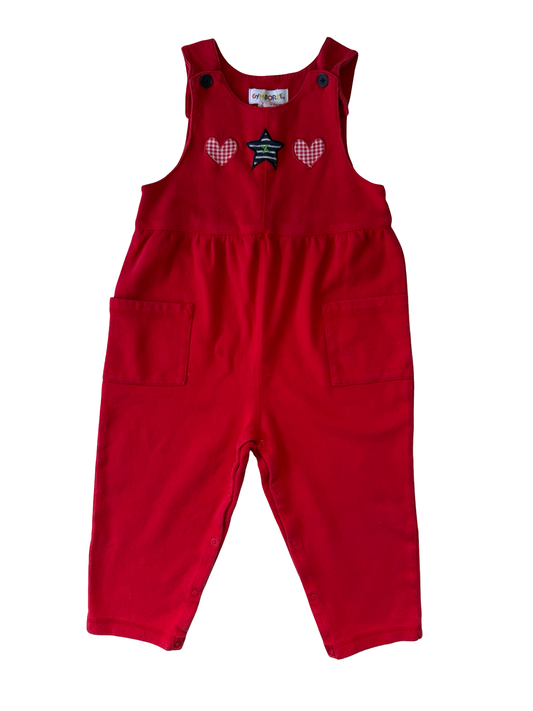 Red Gymboree romper