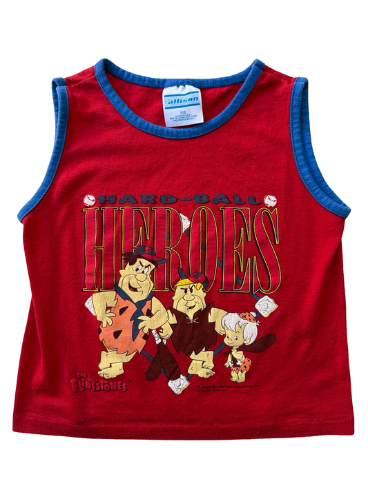 Vintage Flintstones singlet (5-6)