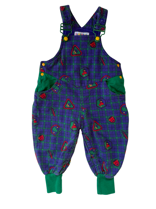 Gymboree forest overalls