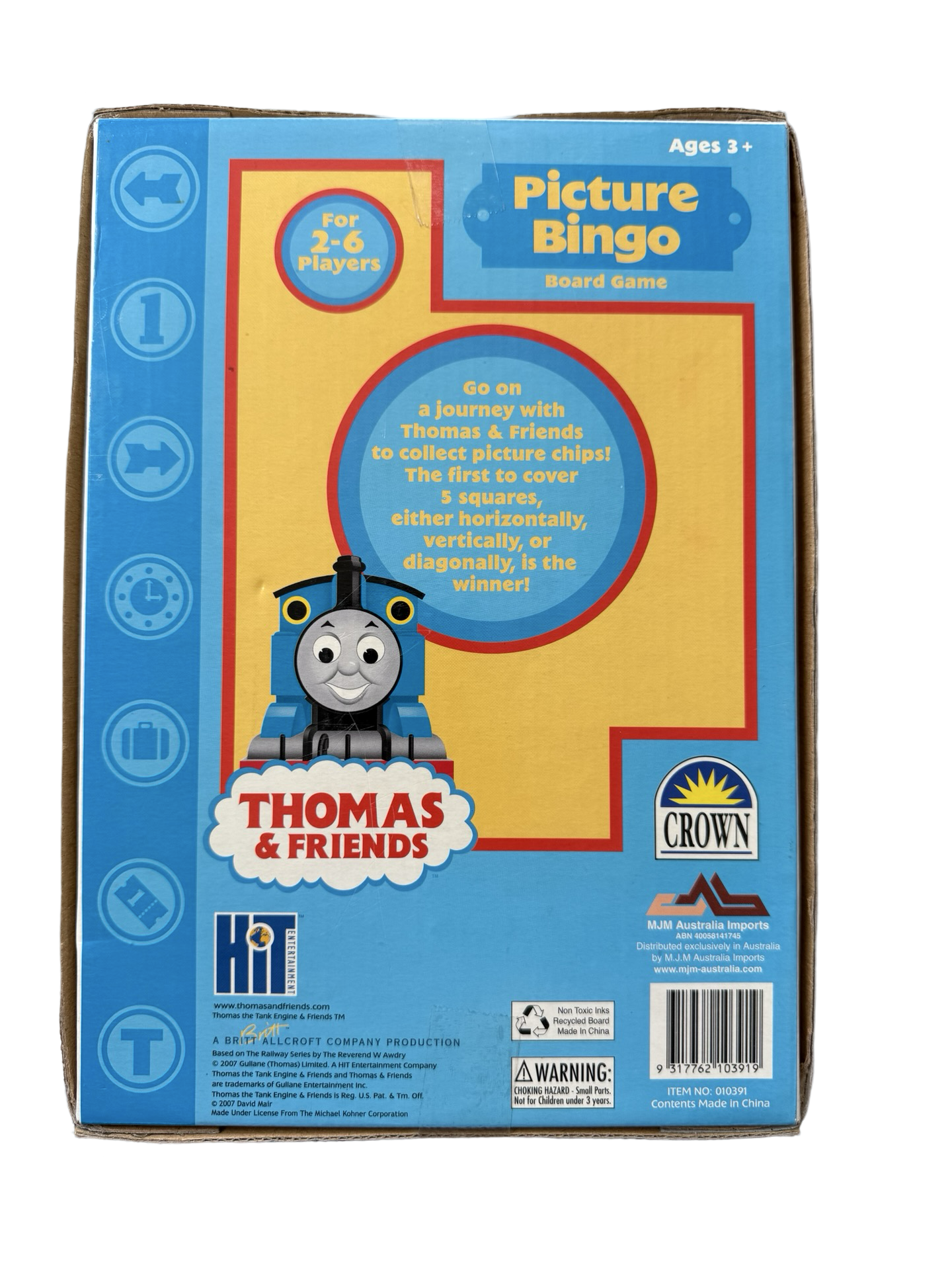 Thomas bingo game