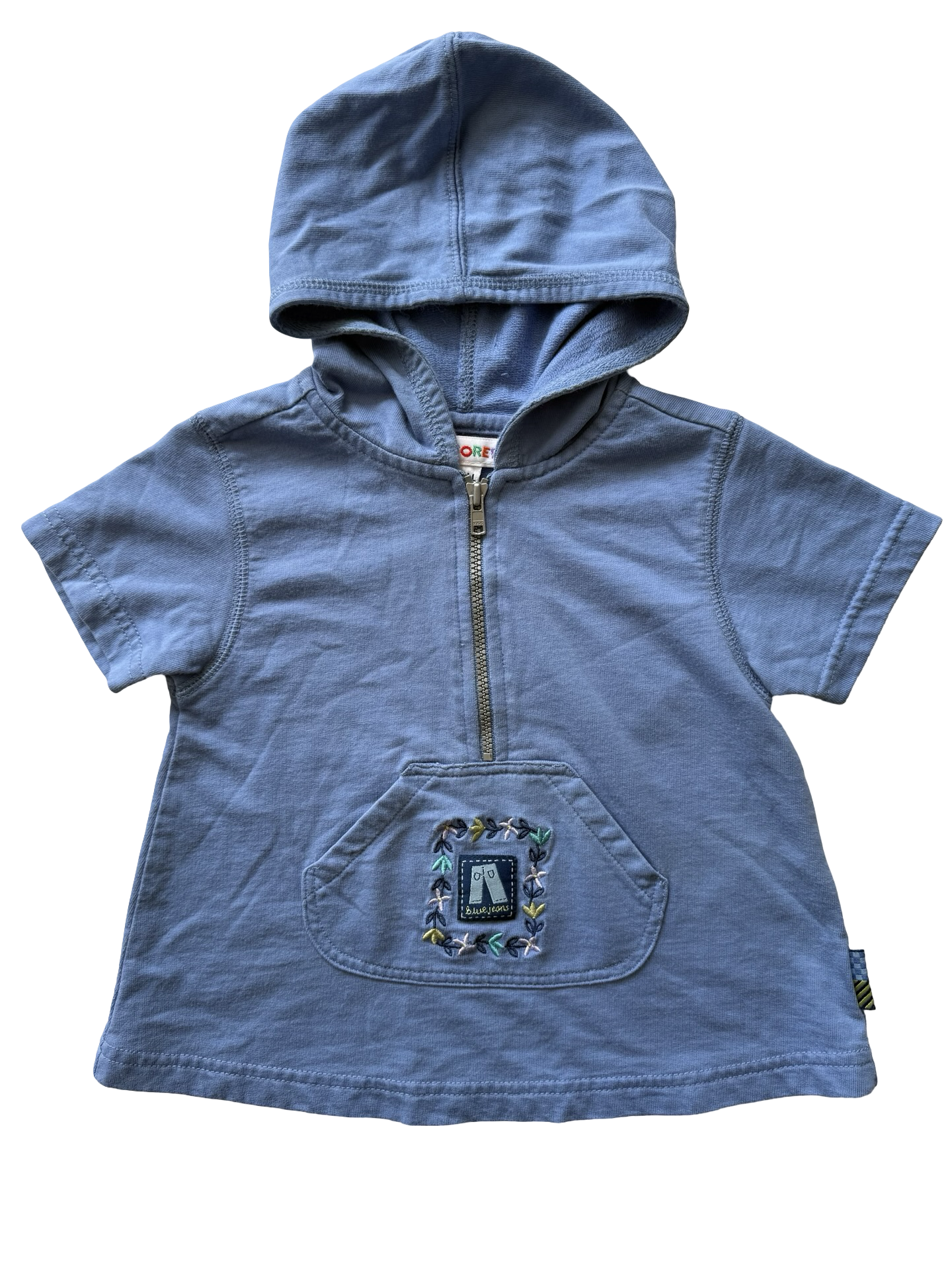 Rainbow Gymboree short sleeve with hoodie